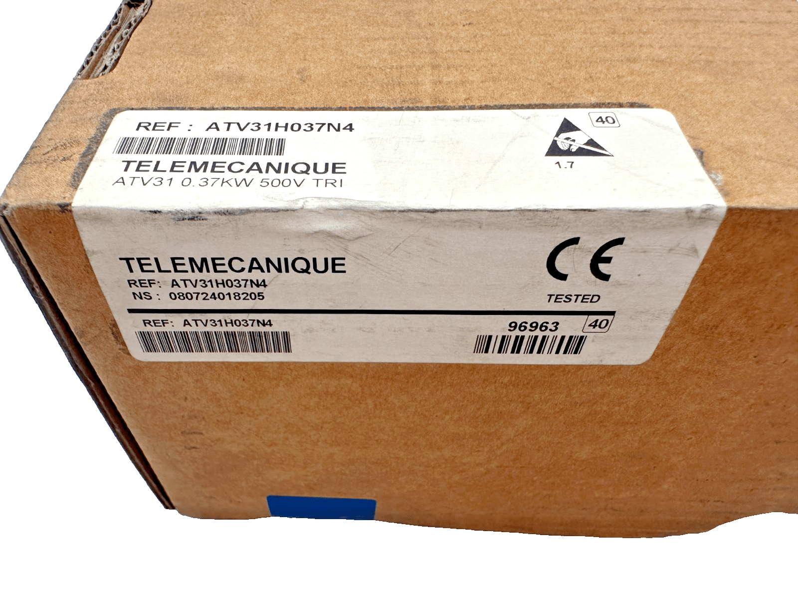 TELEMECANIQUE ATV31H037N4 ATV31 0.37kW 500V TRI V1.7 INVERTER - KLR Automation