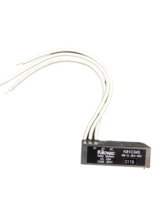 KILOVAC K81C345 290 OHMS 26.5 VDC RELAIS UNIVERSEL x1pc
