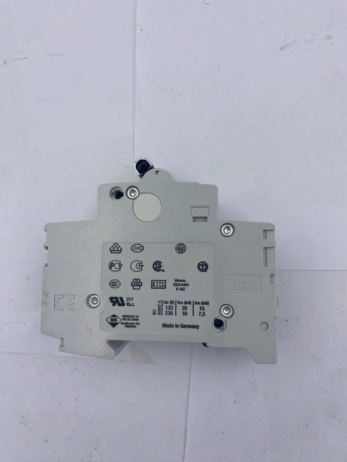 7pc x VITRONIC ABB 95281 CIRCUIT BREAKER C16 S 201 - NA 230/400 - KLR Automation