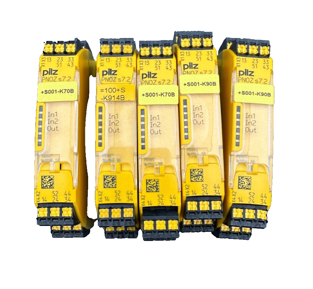 PILZ 751177 PNOZ S7.2 C 24VDC SAFETY RELAY x5pc - KLR Automation