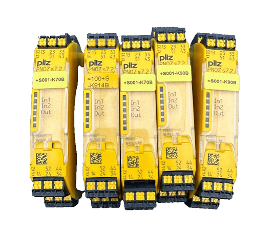 PILZ 751177 PNOZ S7.2 C 24VDC SAFETY RELAY x5pc - KLR Automation