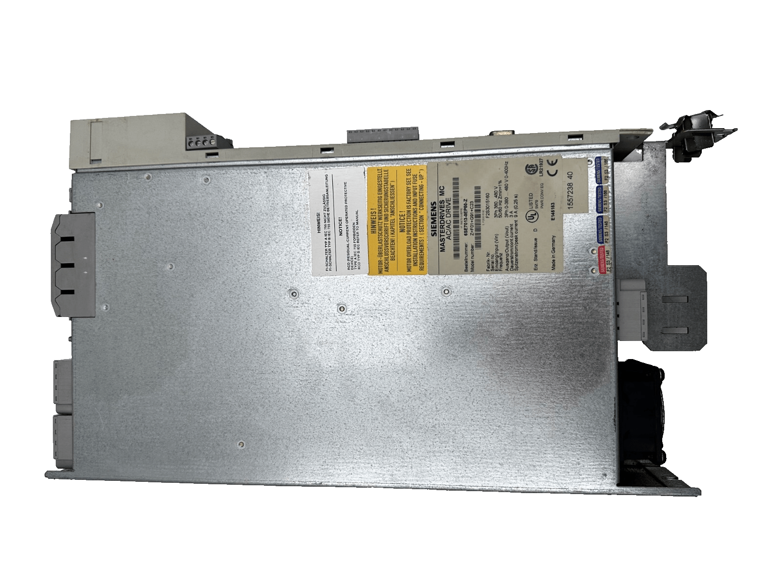 SIEMENS 6SE7013 - 0EP50 - Z MASTERDRIVES MC AC/AC DRIVE - KLR Automation
