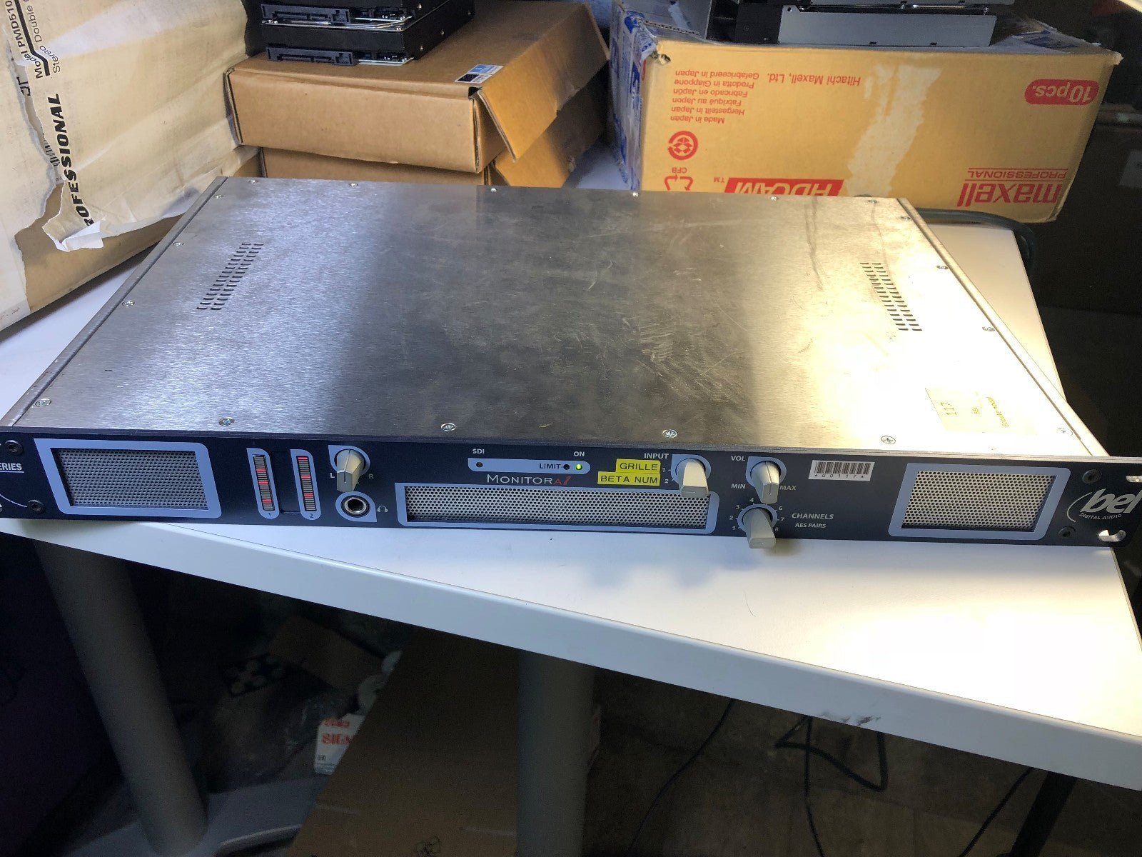 BEL BM - A1 - 2SHD Monitor A1 SERIES 2 - SHD MKII - 1U 2 Channel Audio SDI/HD/3G - KLR Automation