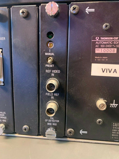 Thomson csf editing control unit TTV-3962 + BKE 902 904 912 916  Broadcast