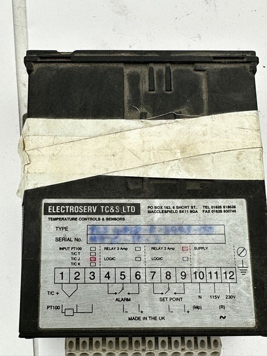 1pc x ELECTROSERV TC&S TEMPERATURE CONTROLS AND SENSORS