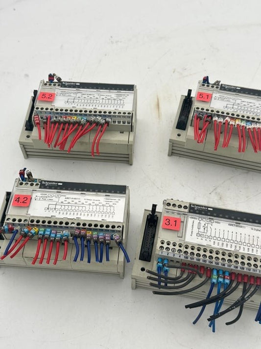 7pc x SCHNEIDER ELECTRIC PASSIVE CONNECTION SUB-BASE ABE7-H16R11 30VDC 1.6 A