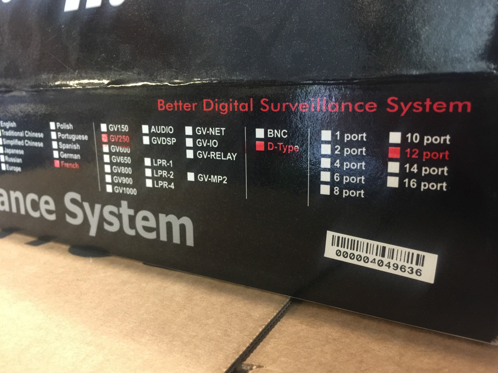  New Original GeoVision GV-250 12 ports D-type video surveillance card