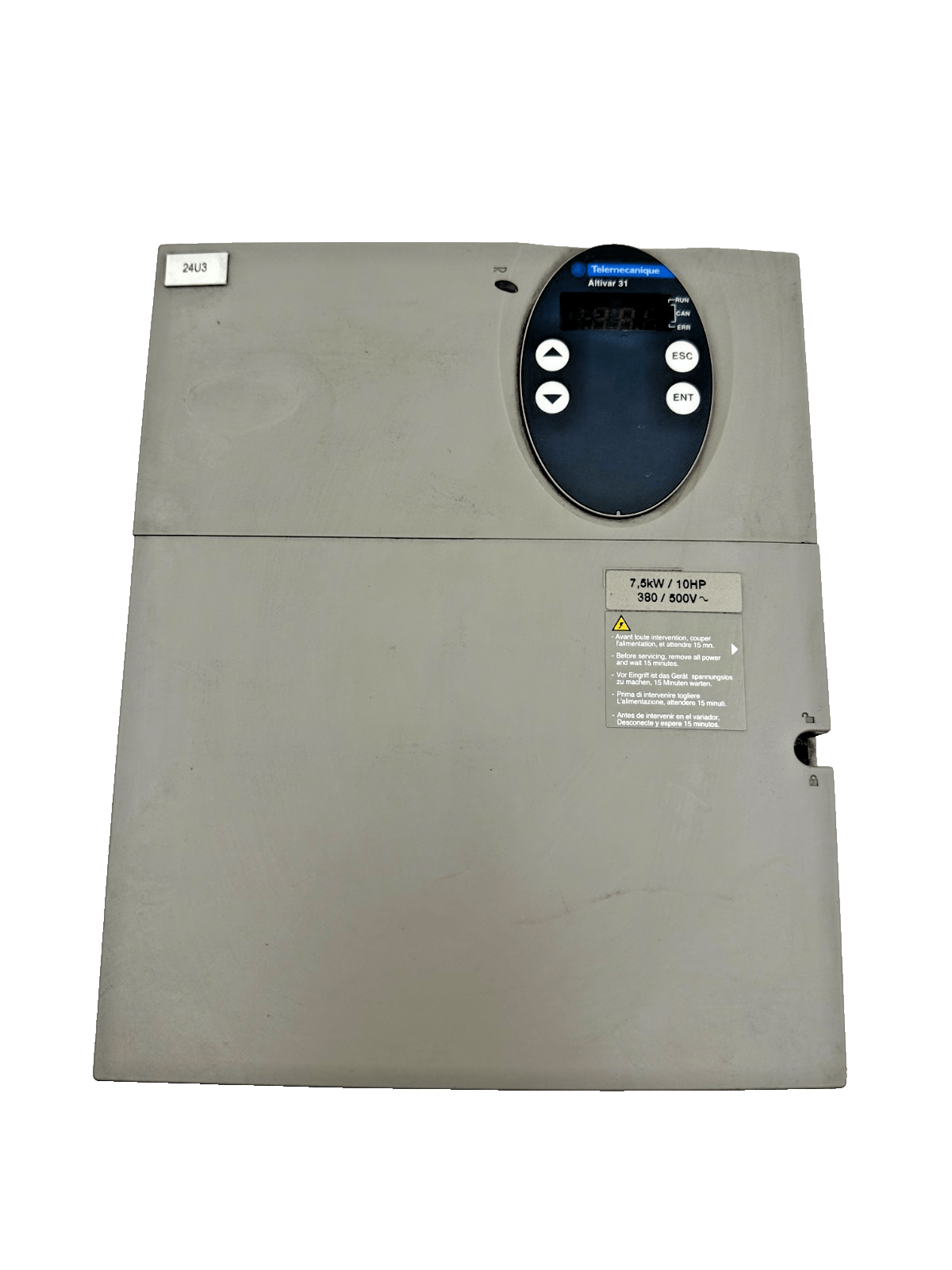 TELEMECANIQUE ATV31HU75N4 ALTIVAR 31 7.5kW 10HP 380 - 500V V1.2 INVERTER - KLR Automation