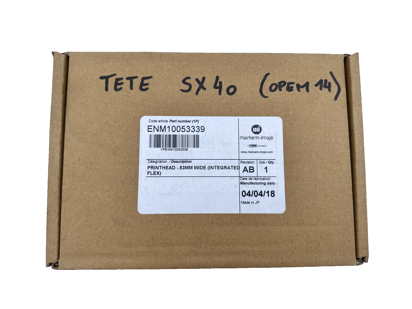MARKEM - IMAJE ENM10053339 PRINTHEAD 53mm WIDE INTEGRATED FLEX SMART DATE - KLR Automation