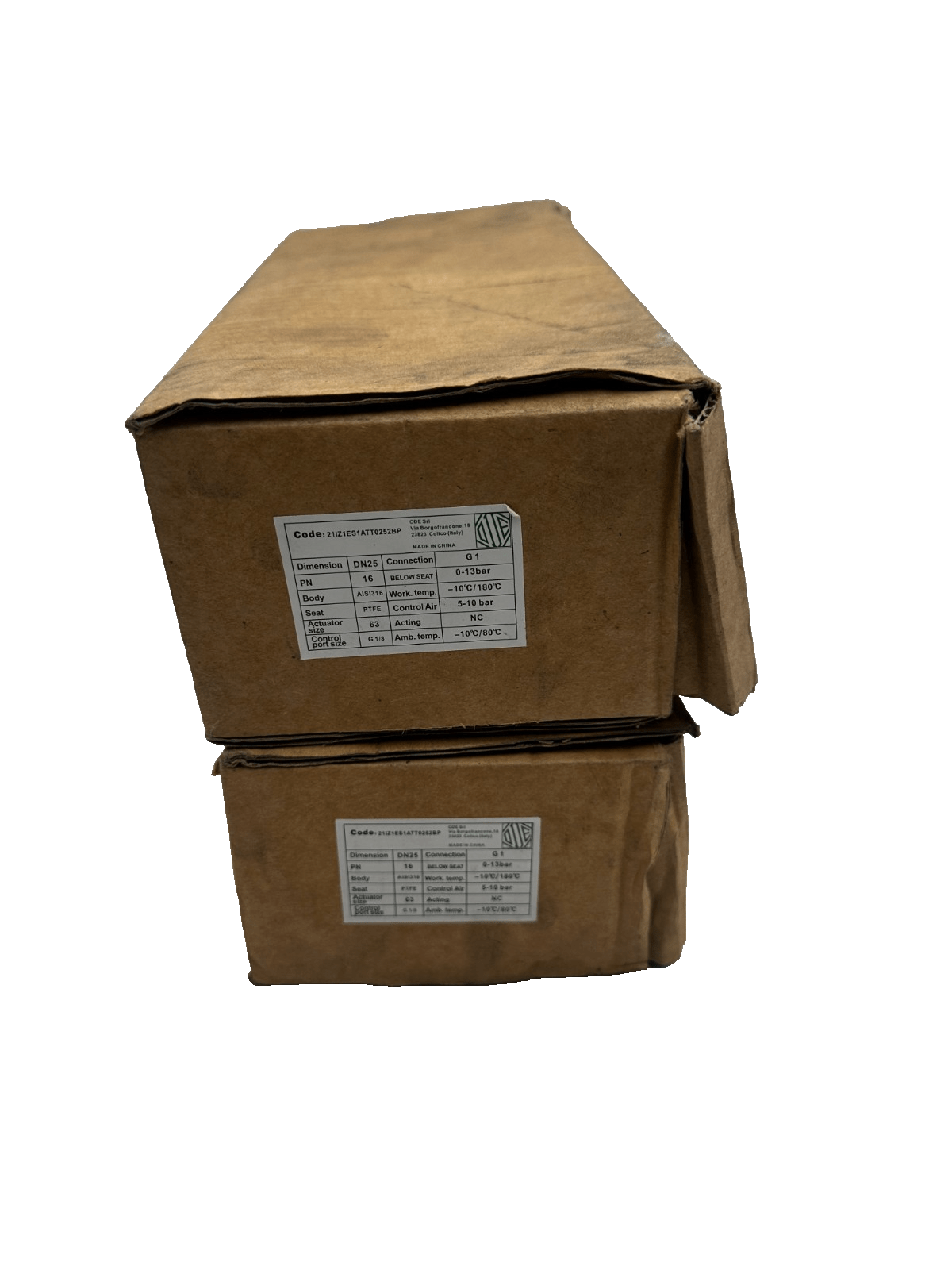 ODE 21IZ1ES1ATT0252BP SOUPAPE A PISTON PNEUMATIQUE DN25 CONNECTION G1 x1pc - KLR Automation