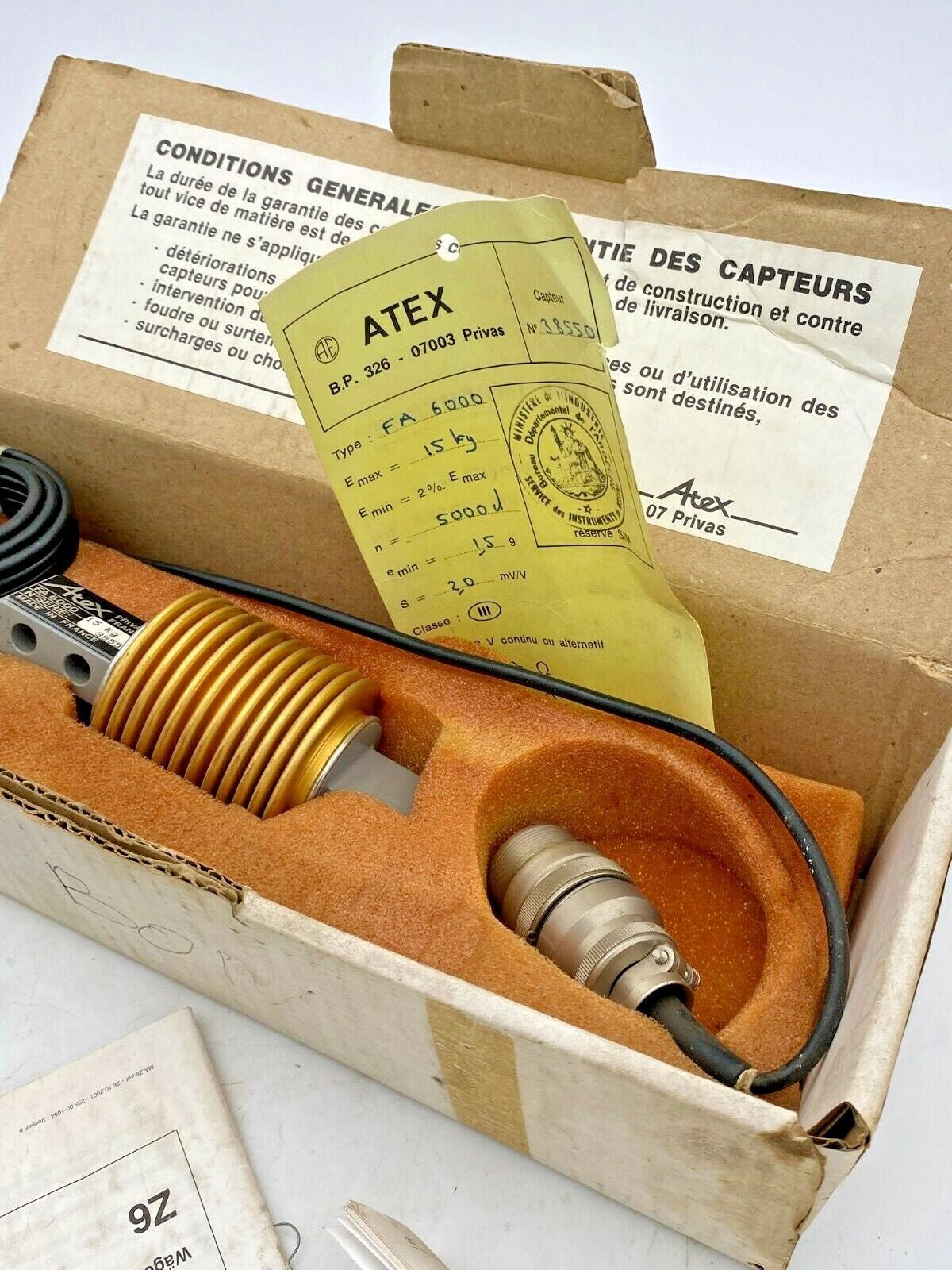Load Cell FA - 6000 - 15 Atex 15Kg Precia Molen 12VAC/DC FA6000 - 15 - KLR Automation