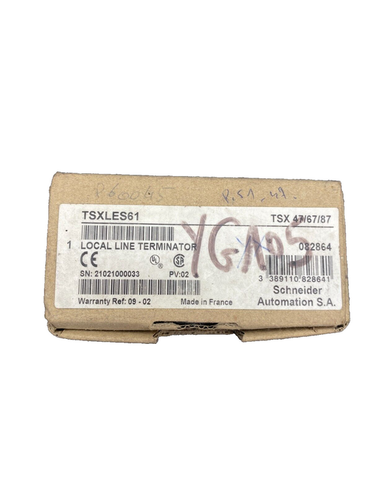 SCHNEIDER AUTOMATION TSXLES61 PV 02 RL 04 LOCAL LINE TERMINATOR
