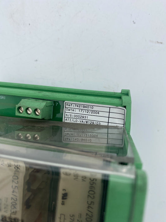Elevator Lift Card BLOC DE SECURITE SR1 ATI/LD-VA/M129/03 742194010 THYSSENKRUP