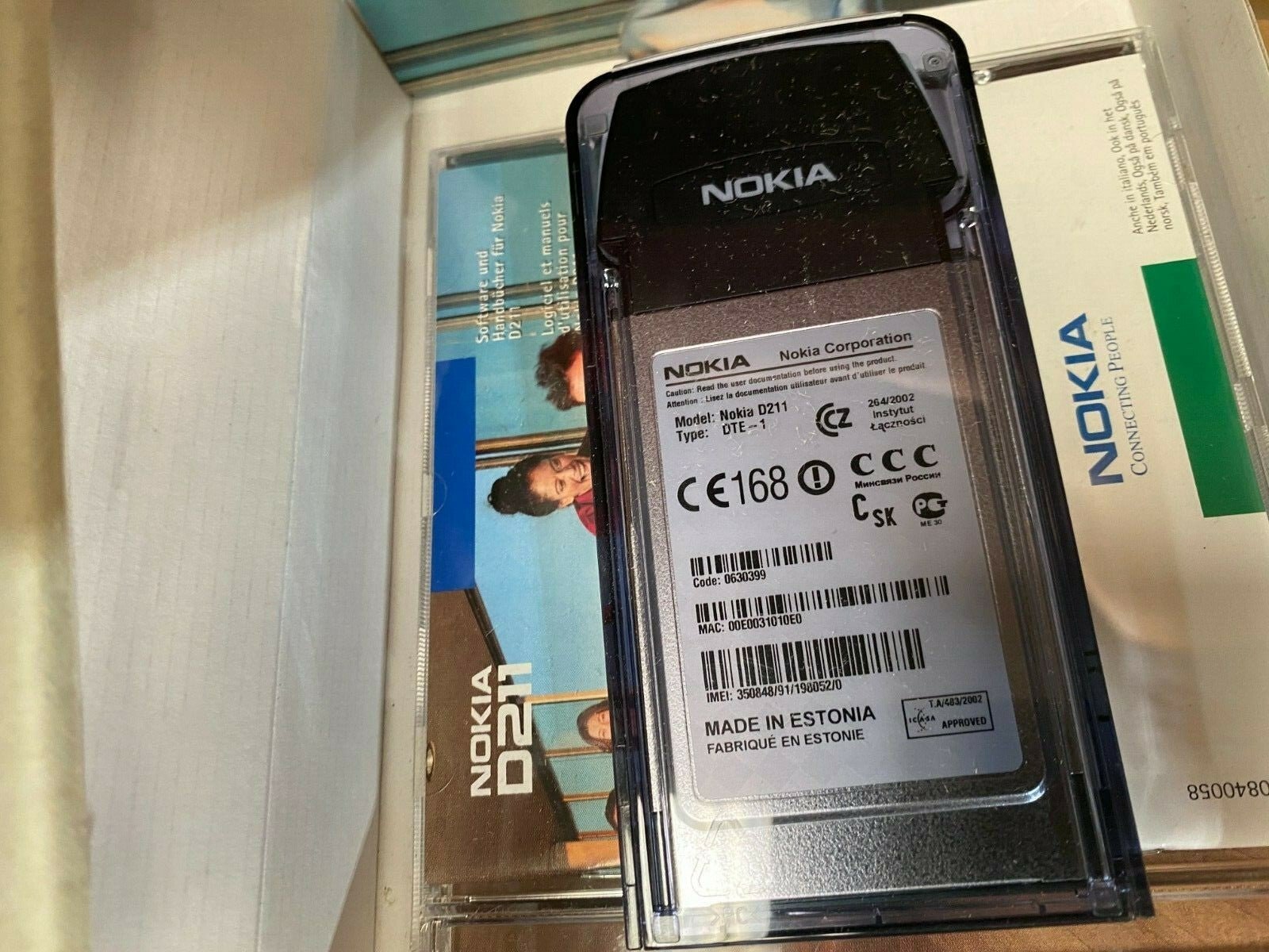 Nokia D211 PCMCIA GSM GPRS WLAN Wireless Lan Card Wi - Fi - KLR Automation