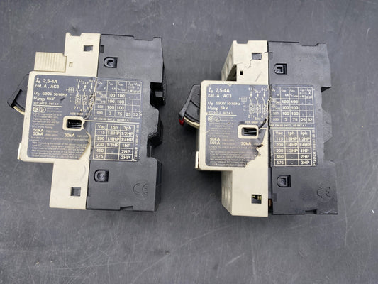 LOT DE 2 TELEMECANIQUE GV2-M08 DISJONCTEUR MOTEUR