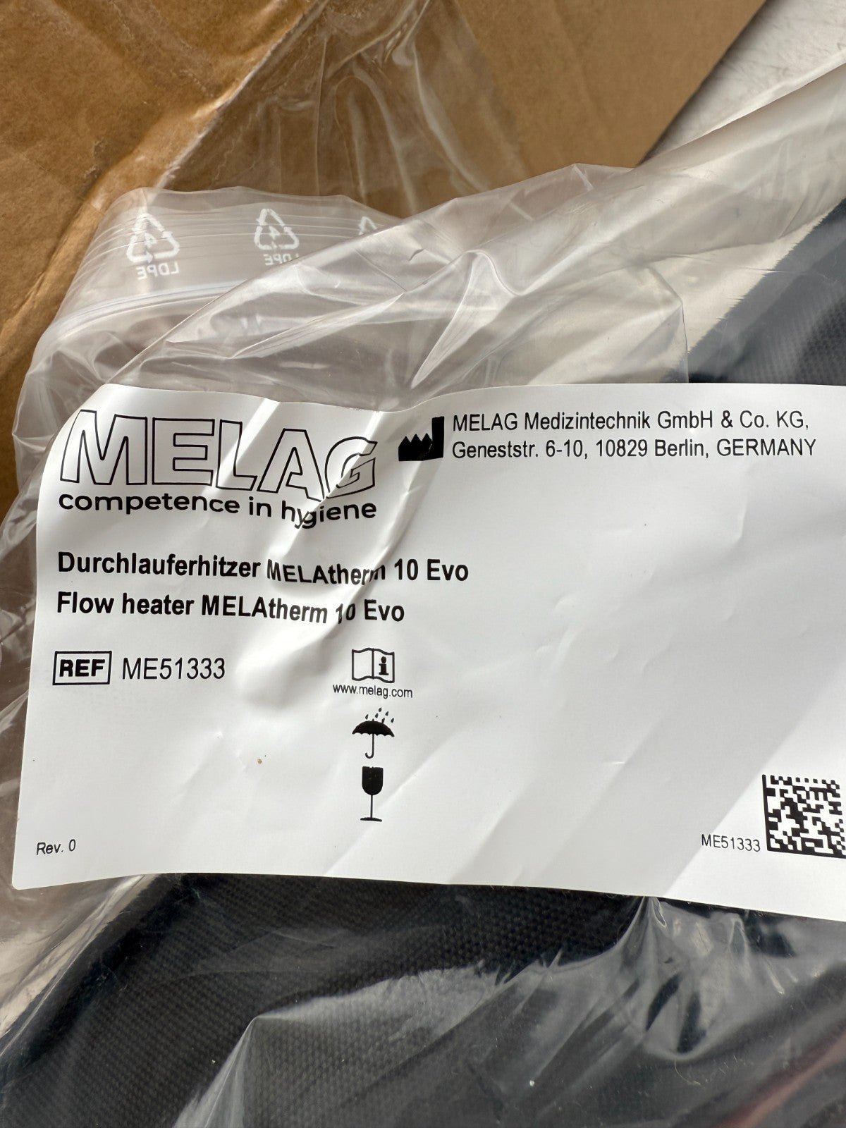Melag Flow Heater – Chauffe - eau pour Melatherm 10 Evo – ME51333 originale - KLR Automation