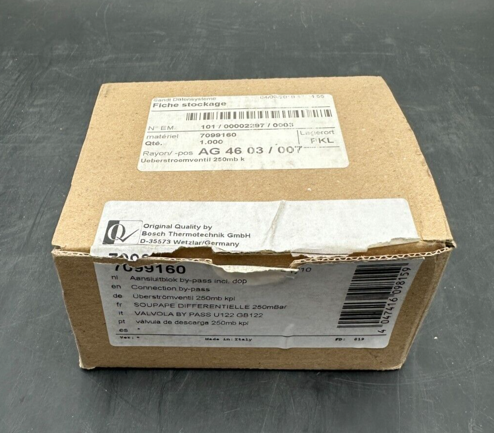 BOSCH 7099160 SOUPAPE DIFFERENTIELLE 250mBar