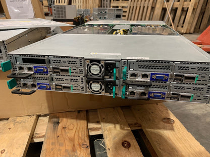 INTEL - SERVER BOARD SYSTEM H2312JFQJR SGL 2U 4 NODE 3.5IN 1200W PSU Chassis 