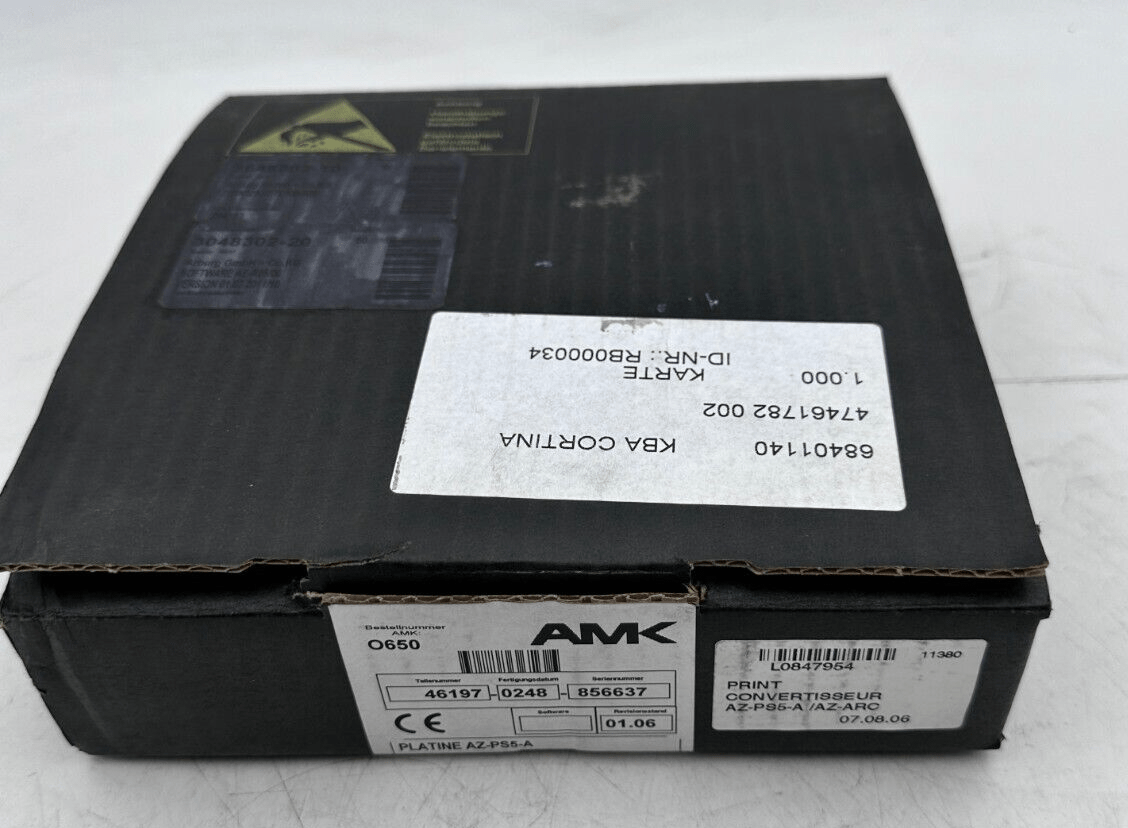 AMK AZ - PS5 - A / AZ - ARC SERVO MODULE INVERTER PC - KLR Automation