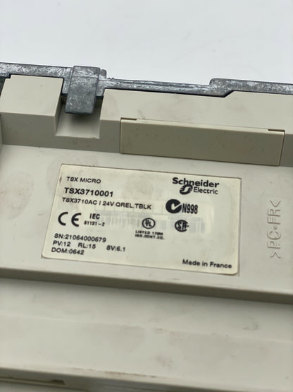 Telemecanique Schneider Electric TSX3710001 TSX MICRO TSX 3710 + TSXDMZ28DTK - KLR Automation