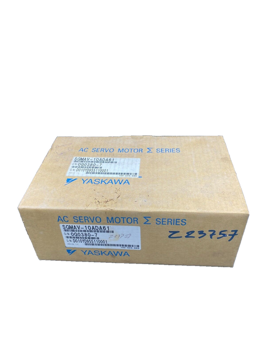 YASKAWA SGMAV-10ADA61 0G0380-7-1 1000W 200V 7.4A  3.18 NM 3000/MIN SERVO MOTOR