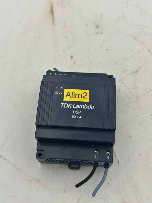 1pc x TDK LAMBDA DSP 60 - 24 100 - 240 VAC 47 - 63 Hz 1500 mA - KLR Automation