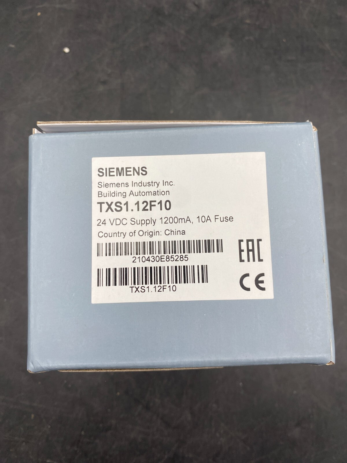 SIEMENS TSX1.12F10 24VDC POWER SUPPLY - KLR Automation