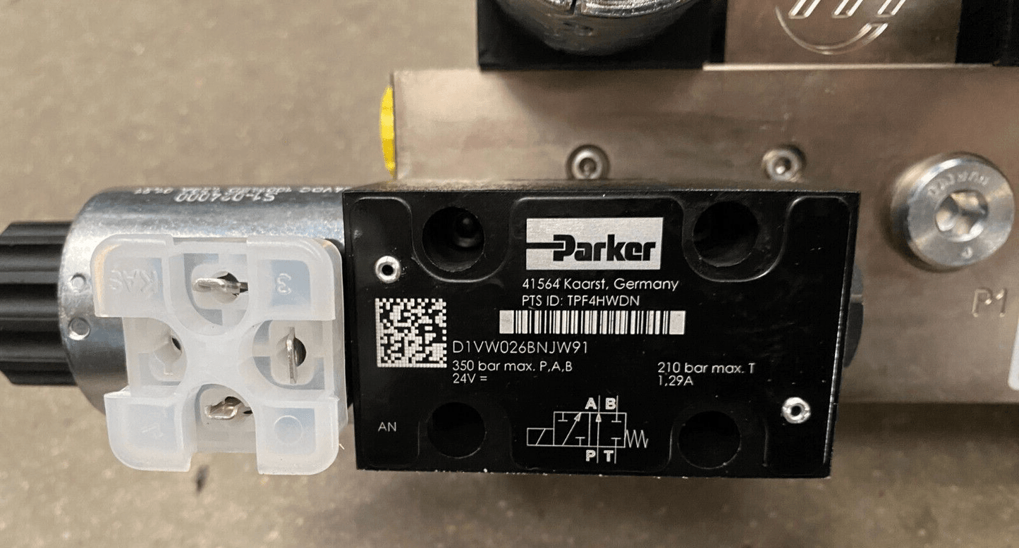 MPO 3000140 BARKSDALE 0417 - 651 PARKER D1VW026BNJW91 x3pc BLOC VENTILATION - KLR Automation
