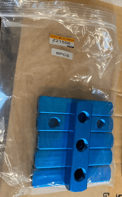 EMC LS0619 Z21506 1/4 BSP AIR COLLECTOR 3 TROUS x6pc - KLR Automation
