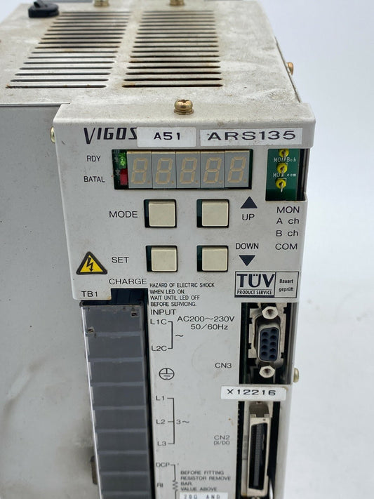 ARS135 - 25 | Teijin Seiki Vigoservo ARS AC Servodrive 2.5kW - KLR Automation