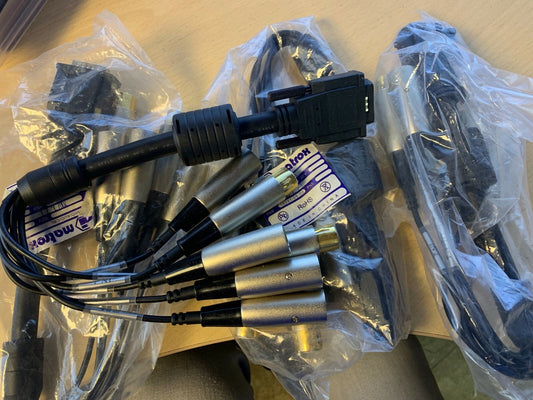 Lot de 4 x New Matrox XMIO audio breakout cable XMIO/AUD/CBL 16091 - 05 - 00 - KLR Automation