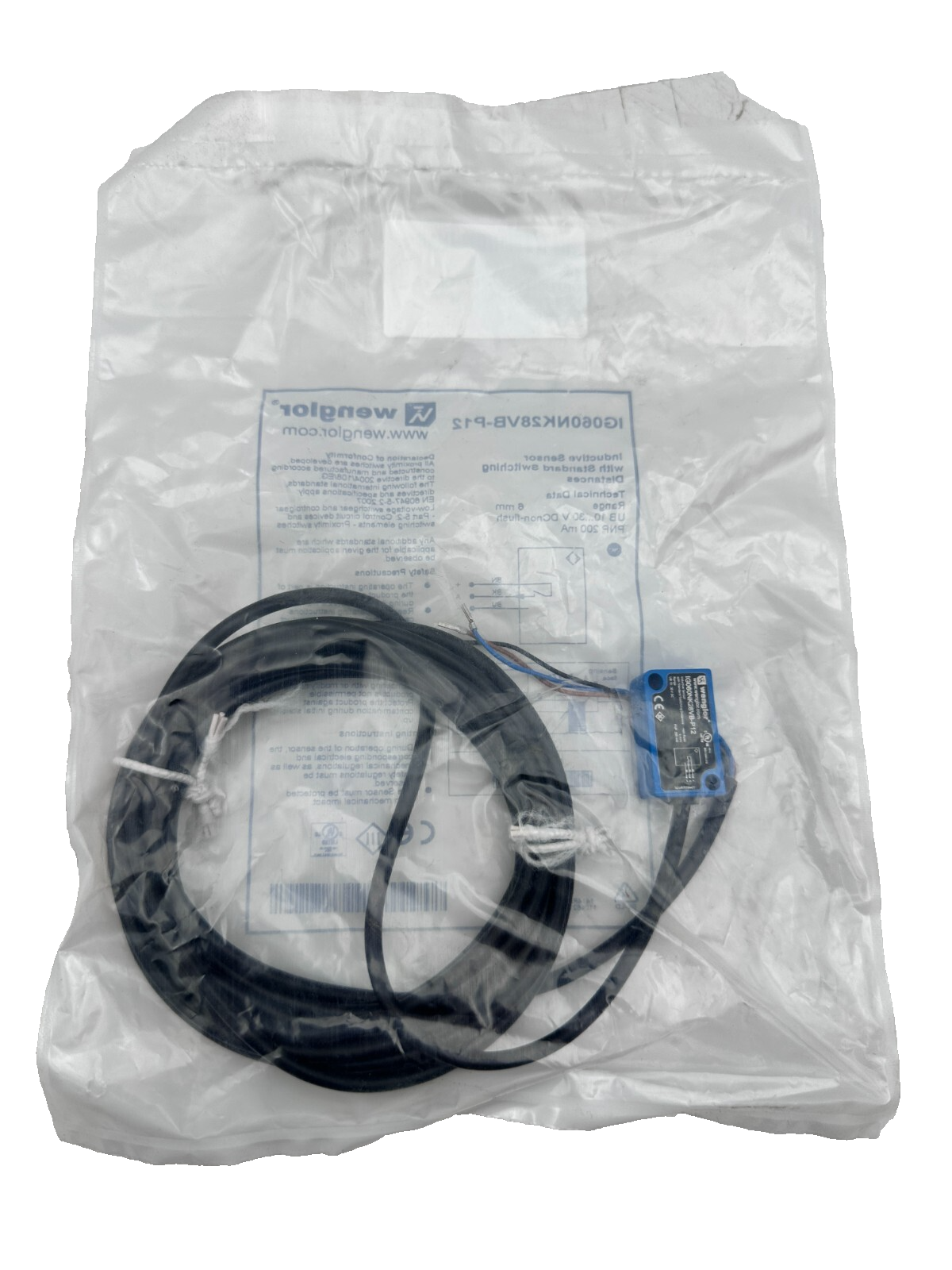 WENGLOR IG060NK28VB-P12 INDUCTIVE SENSOR WITH STANDARD SWITCHING DISTANCES x1pc