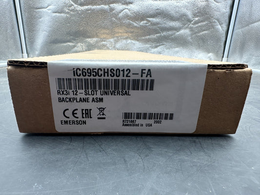 GE Fanuc IC695CHS012-FA Rx3i 12 Slot Backplane  1pc