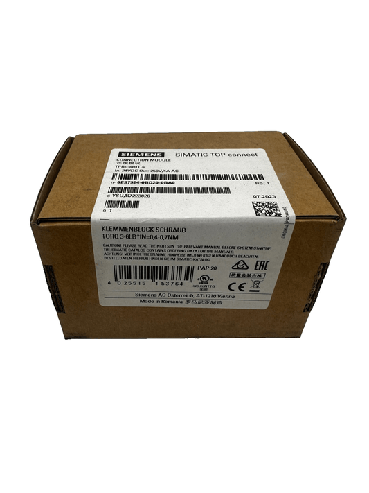 SIEMENS 6ES7924 - 0BD20 - 0BA0 CONNECTION MODULE 24VDC x1pc - KLR Automation