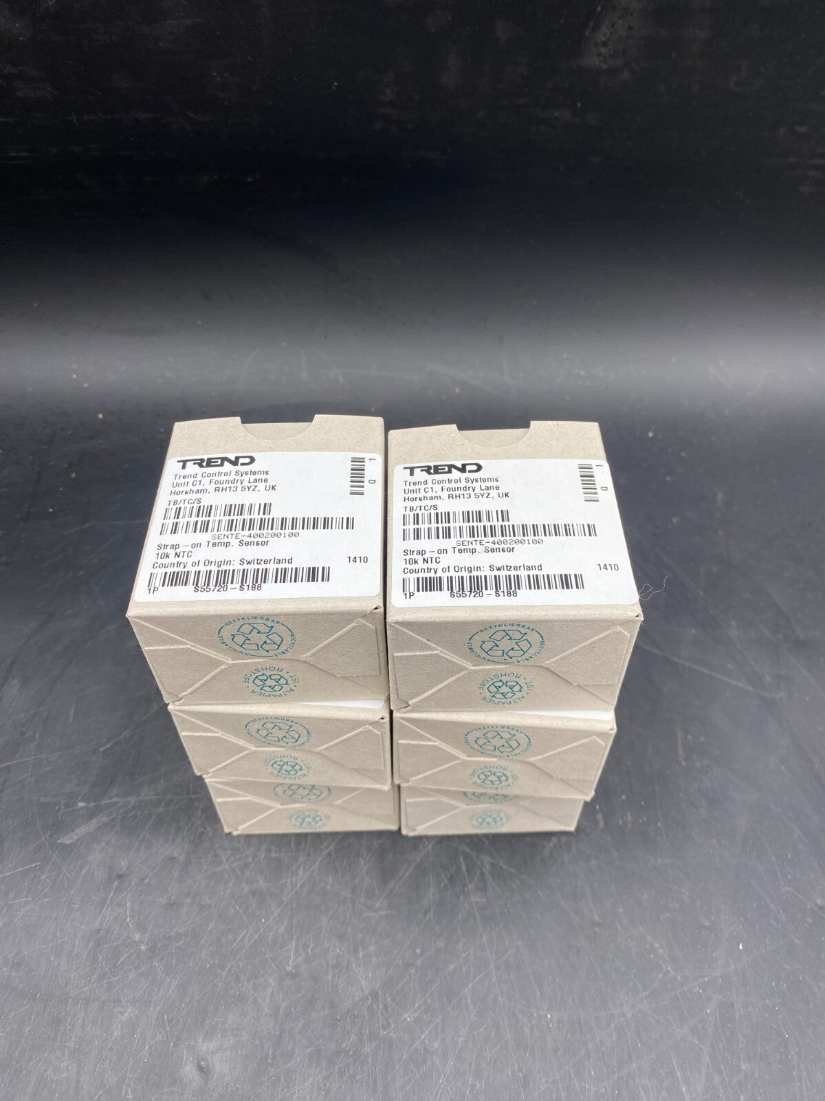 LOT OF 6 NEW TREND TB/TC/S SENSOR APPLIQUE PROBE - KLR Automation