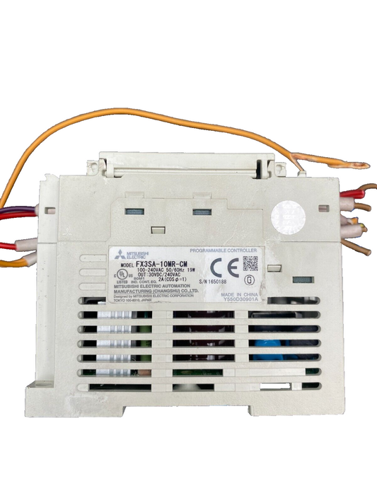 MITSUBISHI MELSEC FX3SA FX3SA-10MR-CM 100-200VAC 19W CONTROLEUR PROGRAMMABLE