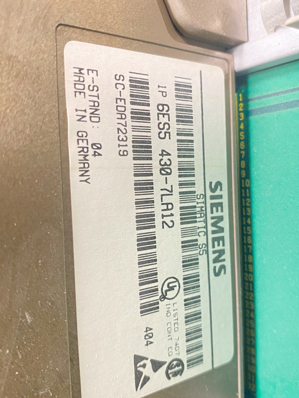 Siemens1pc x 6ES5 454 - 7LA11 Simatic S5 Digital Output + 5 pc x 6ES5 454 - 7LA12 - KLR Automation