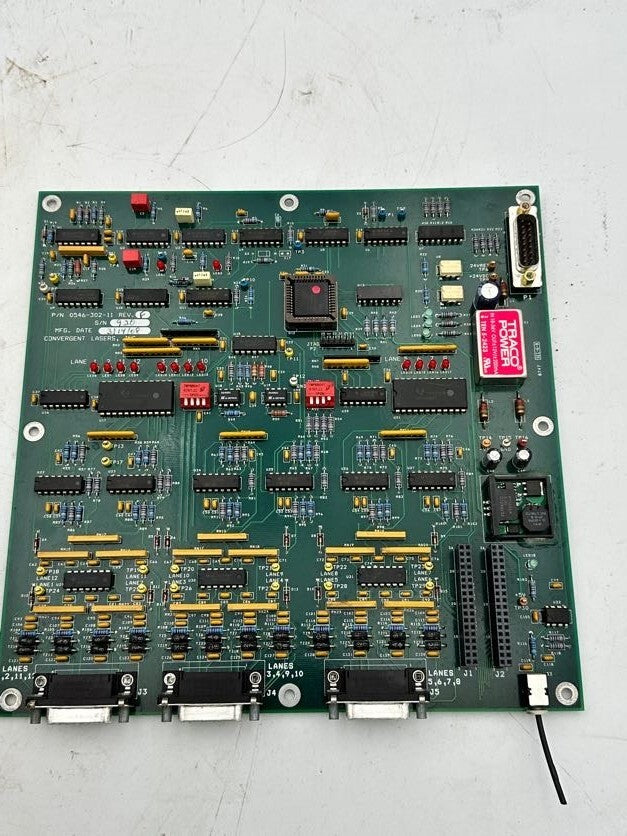 CARTE MERE CONVERGENT LASERS P/N 0546-302-11 REV. F  TRACO POWER