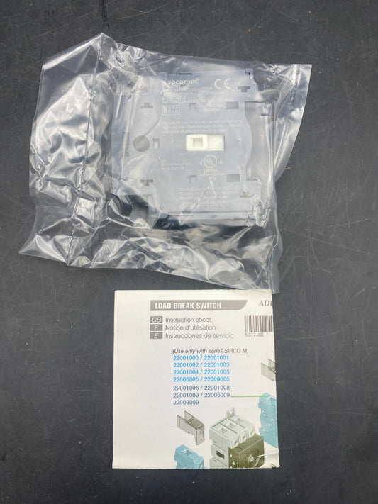 SOCOMEC 22001001 MAIN POLE LOAD BREAK SWITCH - KLR Automation