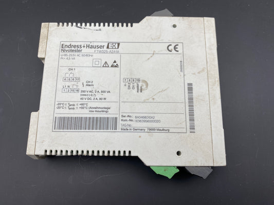 1pc x ENDRESS HAUSER FTW 325 FTW325 - A2A1A LEVEL DETECTOR NIVOTESTER - KLR Automation