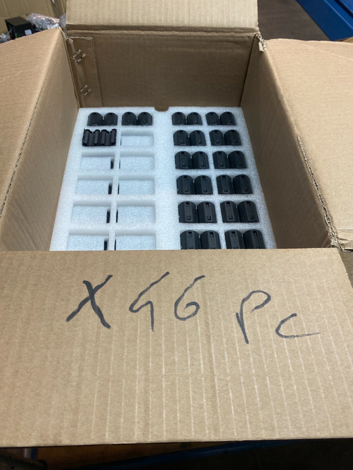 46pc x. 446167281 FERRITE CORE, SPLIT, 9.85MM, 190 OHM/100MHZ Fair Rite - KLR Automation
