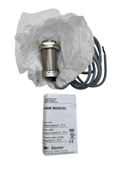 BAUMER CH - 8501 FRAUENFELD UNAM 30U9103 DETECTEUR AVEC SORTIE ANALOGIQUE - KLR Automation