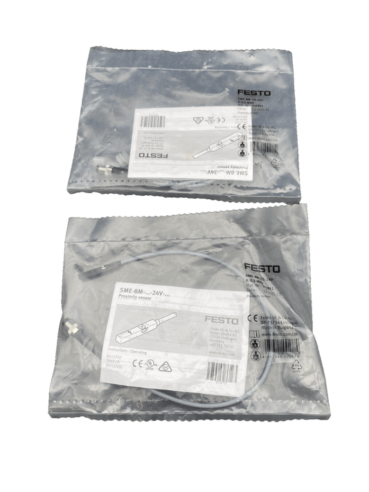 FESTO 543861 SME - 8M - DS - 24V PROXIMITY SENSOR x2pc - KLR Automation