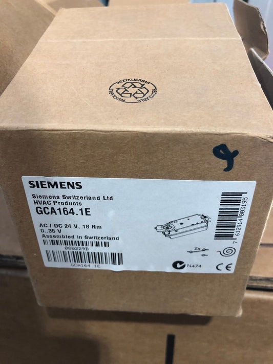Siemens GCA164.1E AC/DC 24V 18nm 0..35V Rotary Actuator             CK@