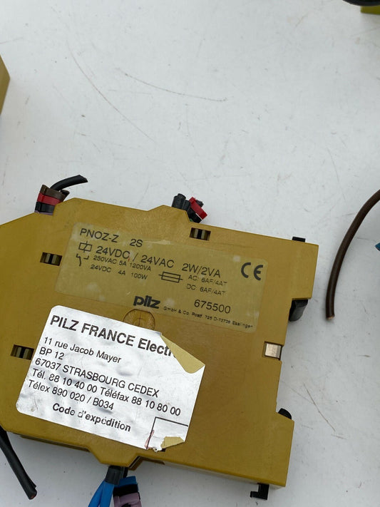 3pc x PILZ 675500 PNOZ - Z 2S Industrial Relay - KLR Automation