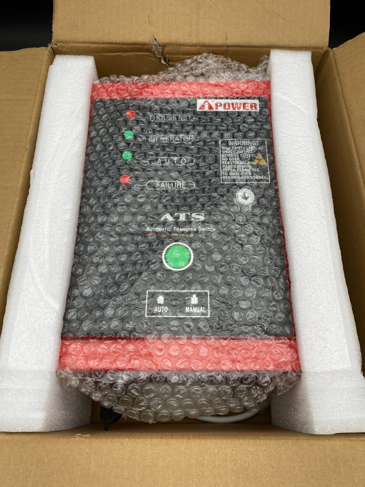 PANNE SECTEUR AUTOMATIQUE QUADRO ATS 230-400V UNIVERSEL GROUPE ELECTROGENE 5 Pin