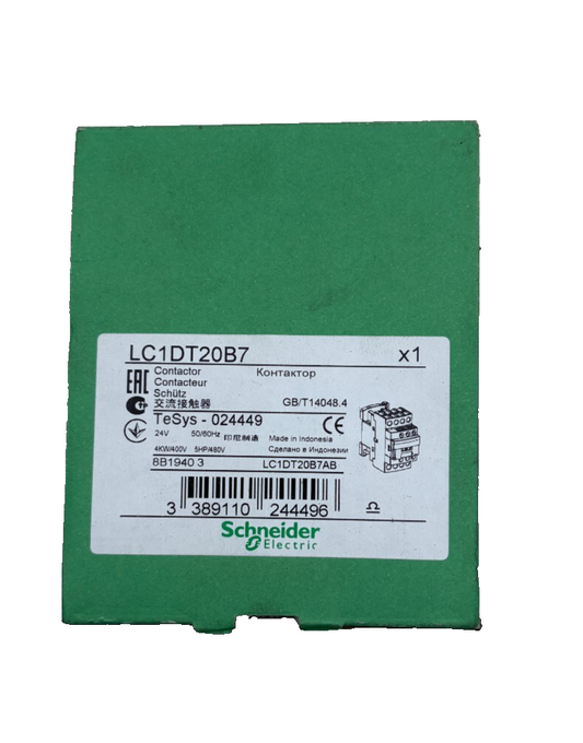 SCHNEIDER ELECTRIC CONTACTEUR LC1DT20B7 x1