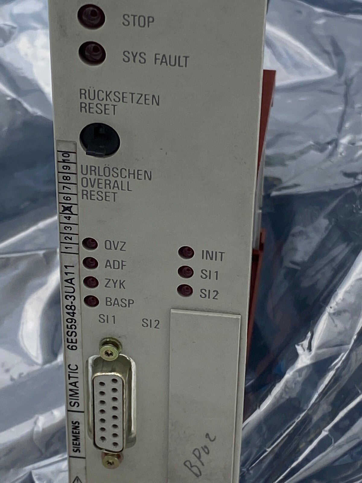 Siemens 6ES5948 - 3UA11 E Stand 05 Siemens S5 - 155U CPU948 Siemens - KLR Automation