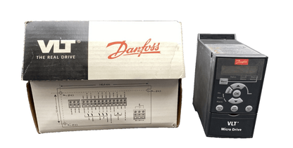 DANFOSS 132F0001 VLT MICRO DRIVE FC - 051PK18S20H3XXCXXXSXXX 0.18kW 0.25HP - KLR Automation