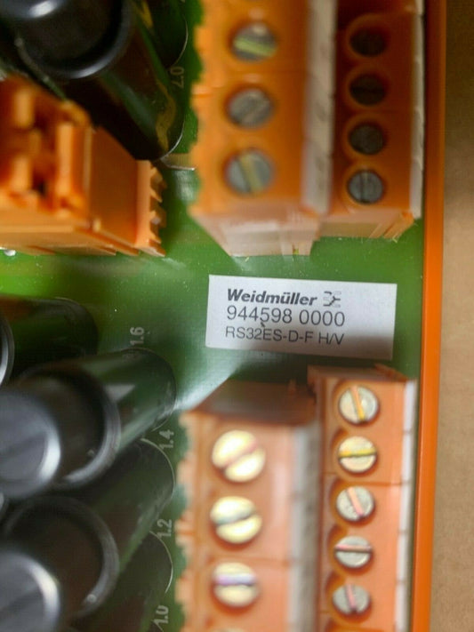 1pc X Weidmuller Relay Module 944598 0000 RS32ES - D - F H/V - KLR Automation